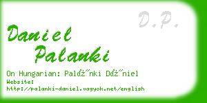 daniel palanki business card